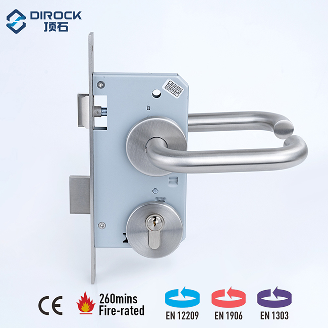 Pegangan tuas SS4003+Kunci tanggam 72Z+ silinder profil kenop