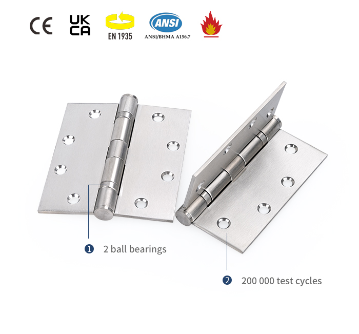 Engsel pintu baja tahan karat 4543