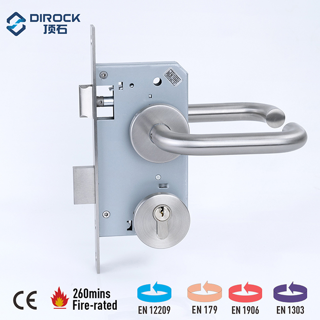 Pegangan tuas kelas 4 + Kunci tanggam escape + silinder profil kenop