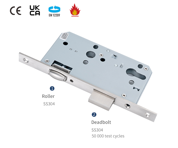 Detail kunci pintu tanggam baut rol 6072ZR