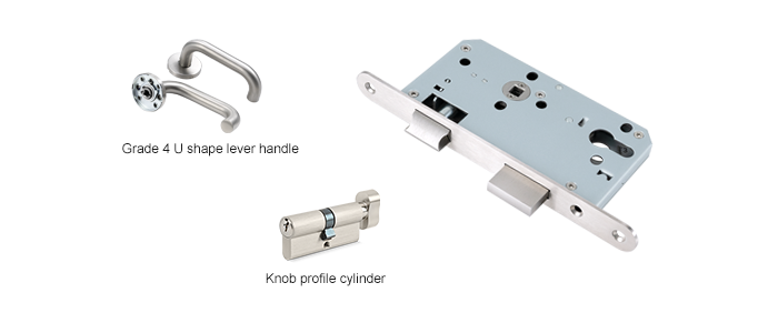Kunci tanggam escape diatur dengan pegangan tuas Kelas 4